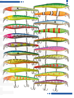 Воблер для троллинга (судак, щука, лосось) LureMax STINKA 110F MDR-230 12 г.,заглубление от 2-3,2м.