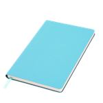 Ежедневник Spark недатированный, лазурный (без упаковки, без стикера, с серой подложкой)