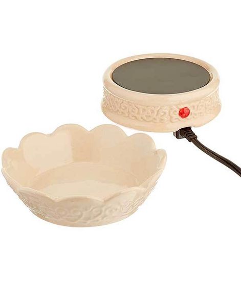 Керамический воскоплав Кремовый, Candle Warmers