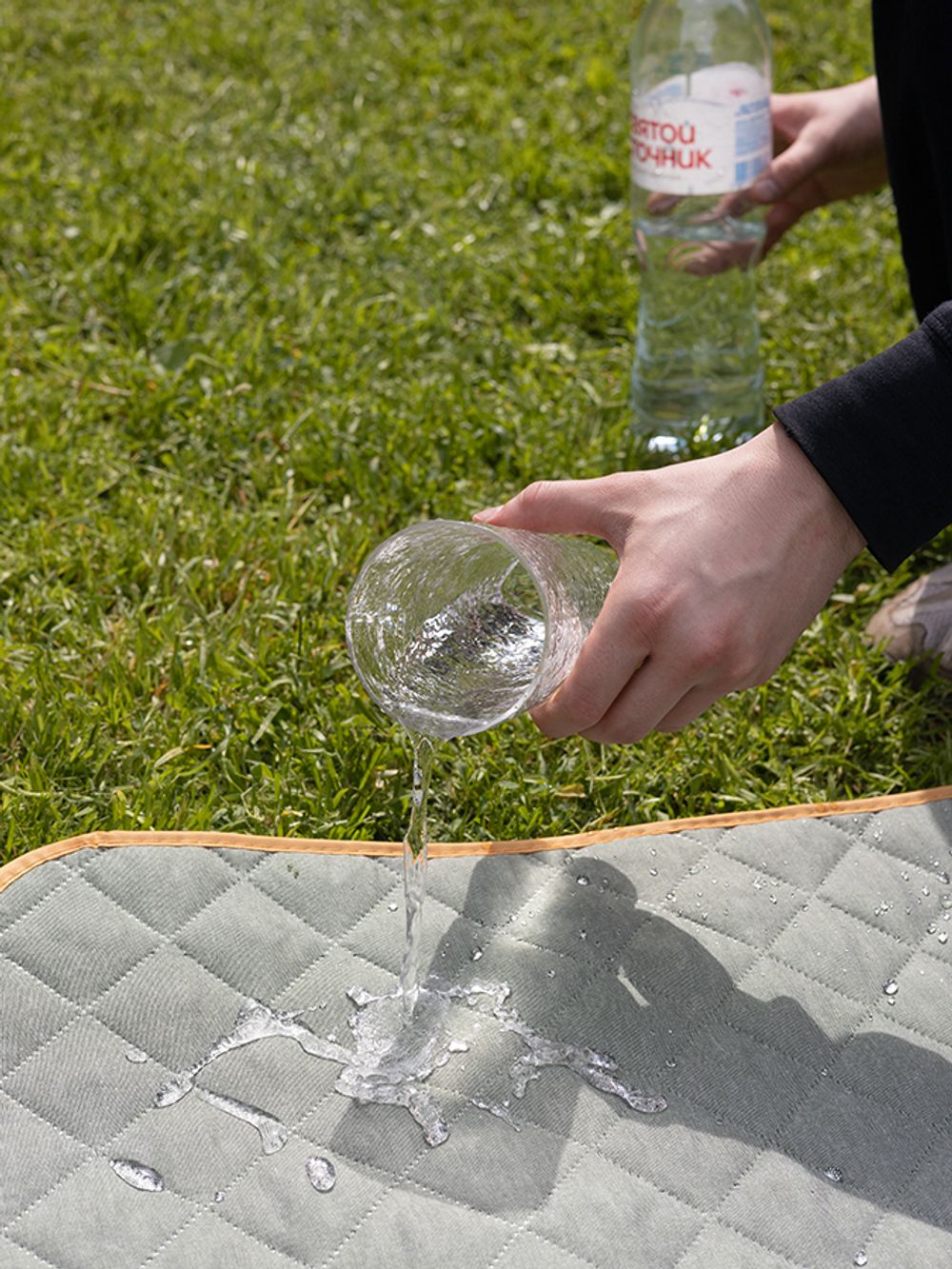 Плед для пикника и отдыха на пляже Smart Picnic, шалфей