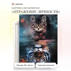 Nömrələr ilə rəngləmə \ Картина по номерам  Отражение личности