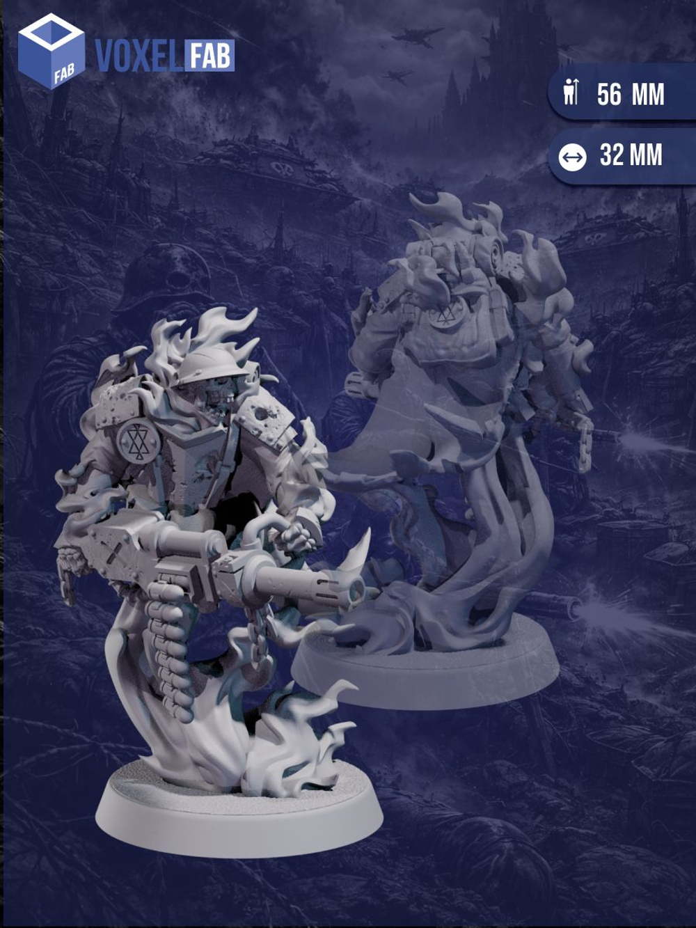 Падщий Страж: Окопный Пулеметчик, миниатюра для Trench Crusade