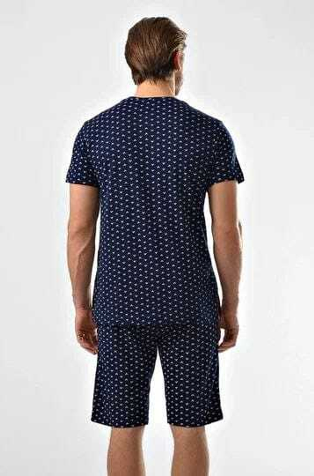 Пижама мужская шорты+футболка 88179