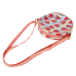 Сумочка детская "Арбузики" кожзам 15,5*4см, круглая