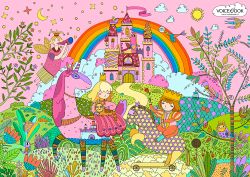 «Замок Принцессы», гигантская раскраска 85 см