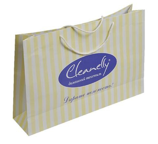 Пакет с логотипом "Cleanelly"
