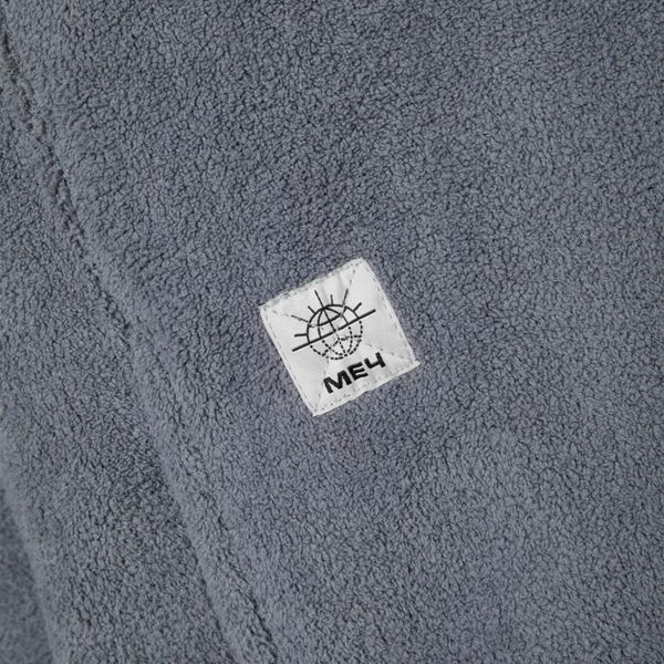 Толстовка Fleece ZIP Steel Grey серая - фото 8