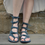 Сандалии "Гладиаторы" (графит)