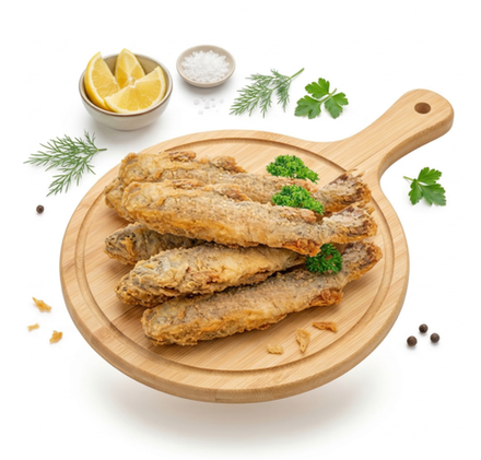 Навага жареная