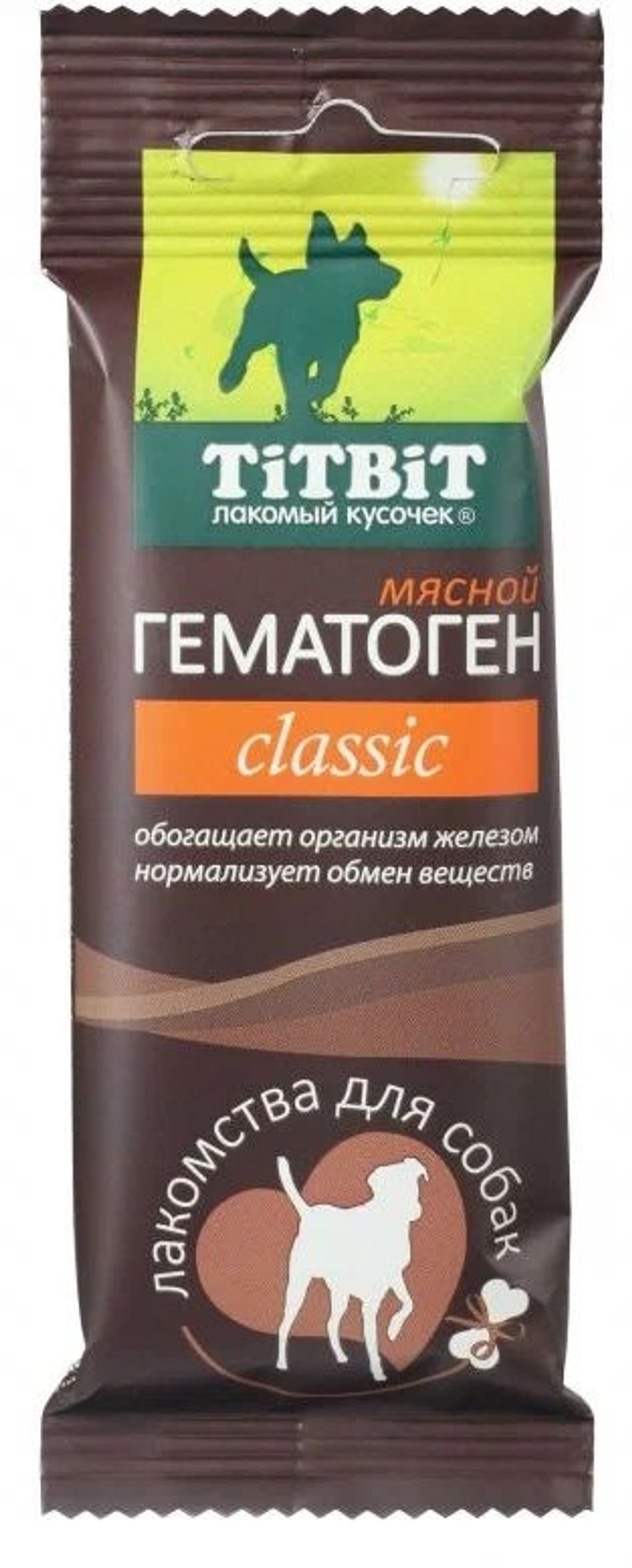 Мясной гематоген CLASSIC. Лакомства для собак TiTBiT