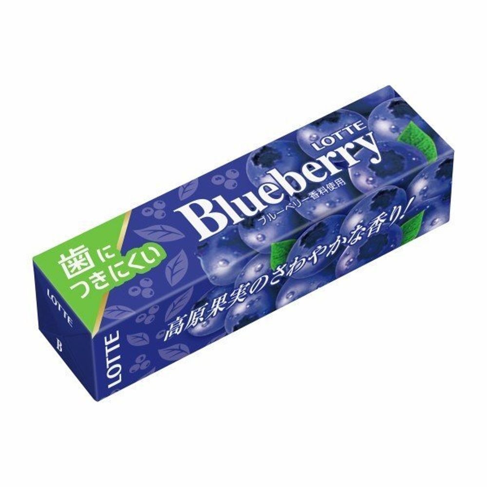 Жевательная резинка Lotte Blueberry Черника 9 шт 22,8 г