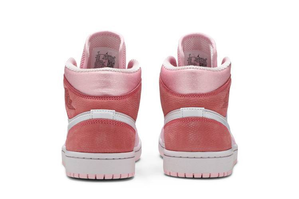 Кроссовки Jordan Air Jordan 1 Mid Digital Pink (Женская размерная сетка)