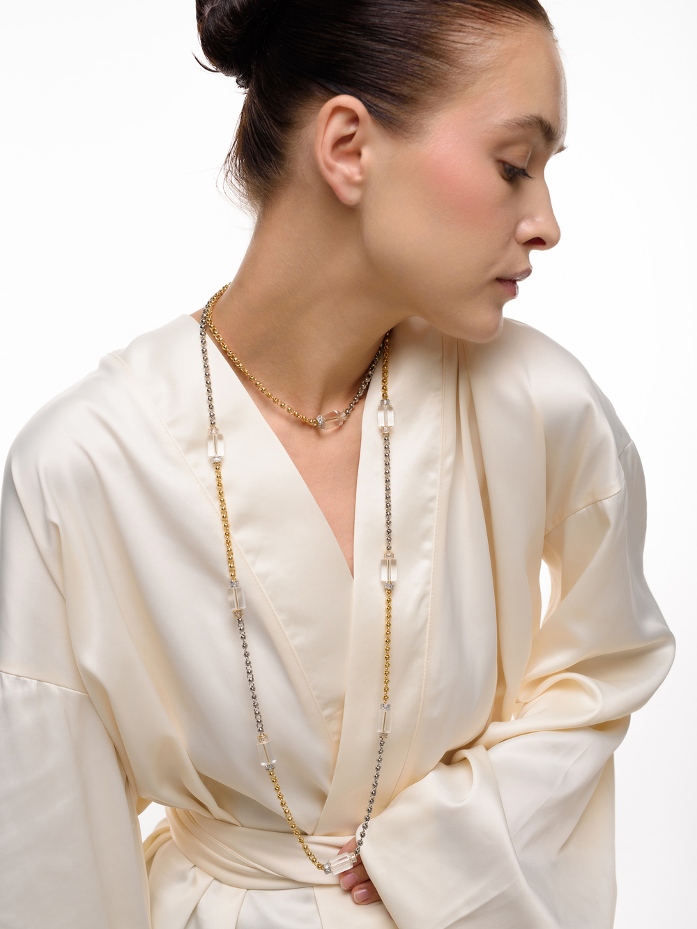 Чокер "Glass barrel" Bicolor