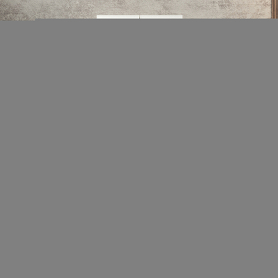 Шкаф Агератум МДФ двухсекционный с антресолью Лайн керамика (0,27) А10032 матовая - Дуб Сонома 3025  90*60*220