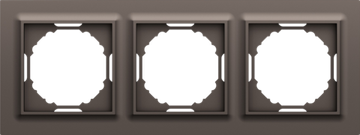 Рамка 3-я,  Wave мокко,  серия A07