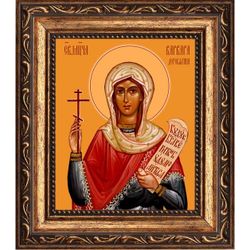 Варвара Деревягина мученица. Икона на холсте.