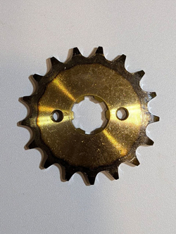 Звезда ведущая для мотоцикла, мопеда, питбайка 428-17 вал 20 мм