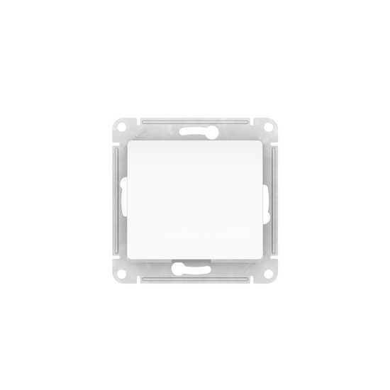 Кнопка нажимная Glossa (сх. 1) 10AX быстрозажим. клем. механизм бел. SE GSL000115S