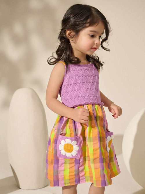 Сарафан для девочки Next AB6-945, Сиреневый