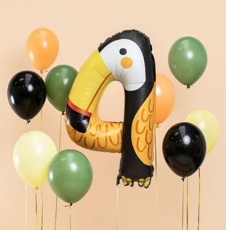 Композиция шаров "4 годика с Туканом"
