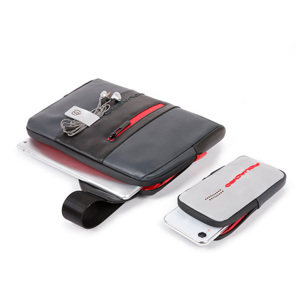 Сумка через плечо со съемным чехлом Piquadro Urban CA4974UB00/GRN