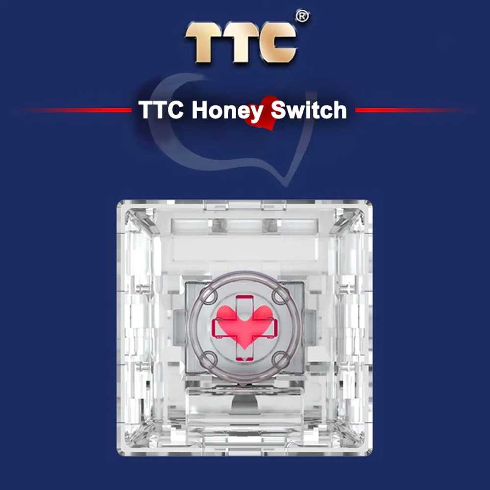 Игровая клавиатура AKKO 3098N (Blue&White/RGB/Hot-Swap/3 Modes, TTC Honey Switch)