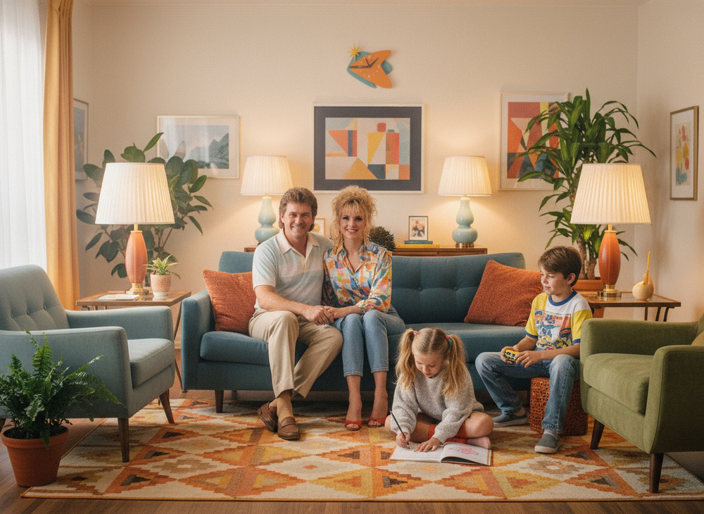 Настенные часы “Starflight Boomerang / Звездный бумеранг ” 33 см, Mid-Century Modern, полимер, бесшумный кварцевый механизм