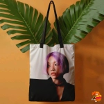 Сумка шоппер с принтом (G)I-DLE