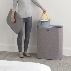 Корзина для белья tota™, 90 л, серая