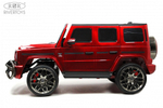 Детский электромобиль RiverToys Mercedes-AMG G63 4WD (S307) вишневый глянец