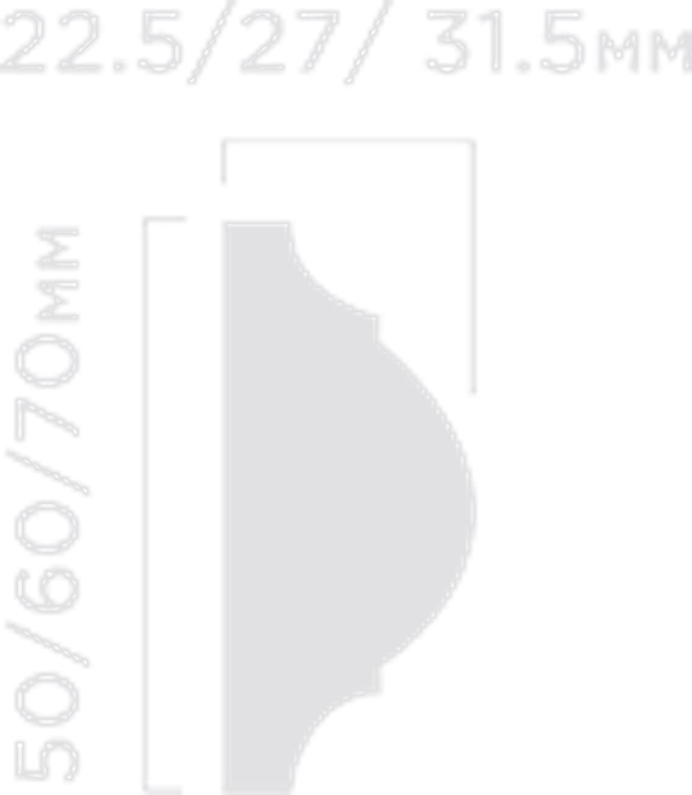 Молдинг HiWood, 70x31,5 мм