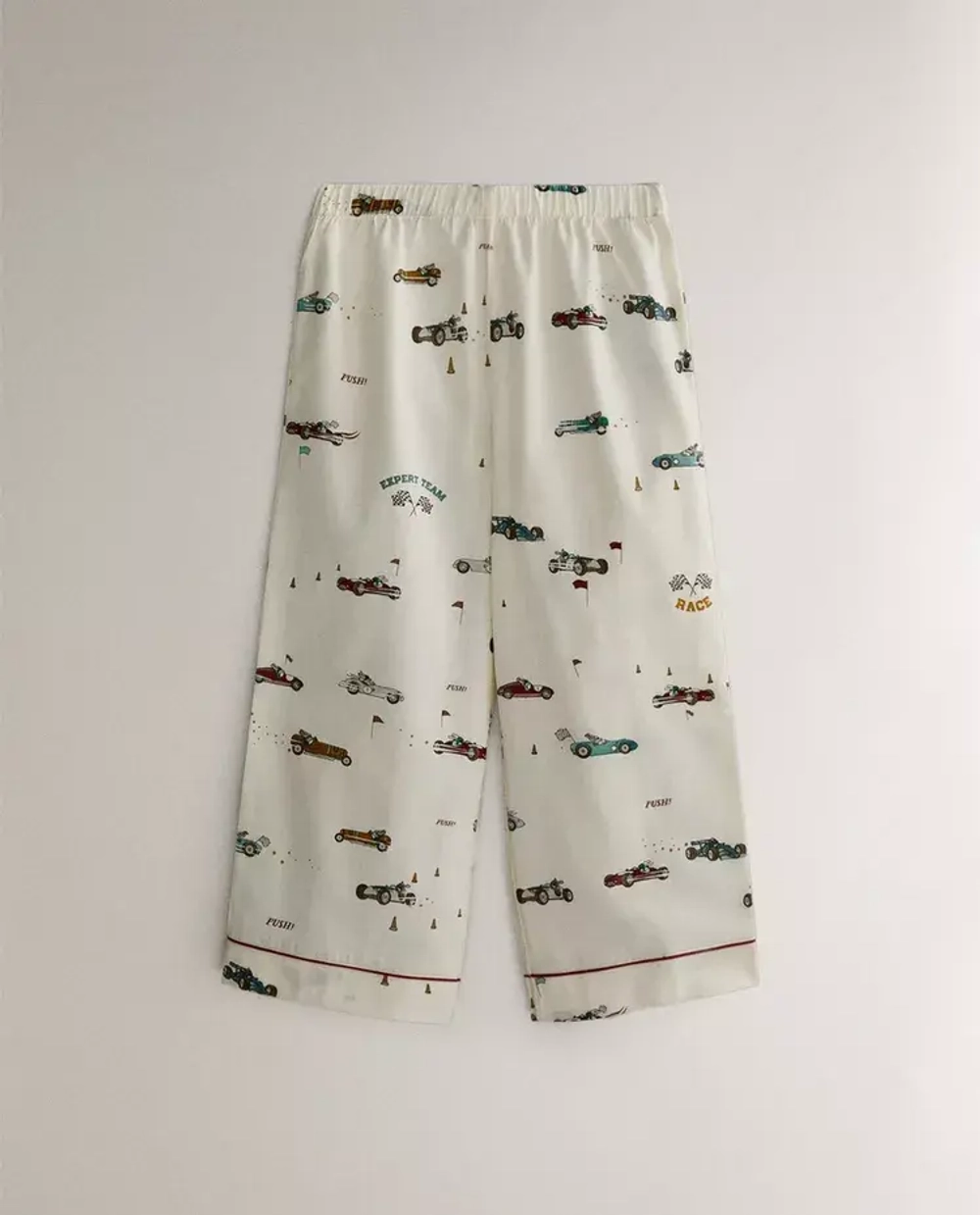 ZARA HOME ДЕТСКАЯ ПИЖАМА С ПРИНТОМ "ГОНЧАЯ СОБАКА", СВЕТЛО-БЕЖЕВЫЙ