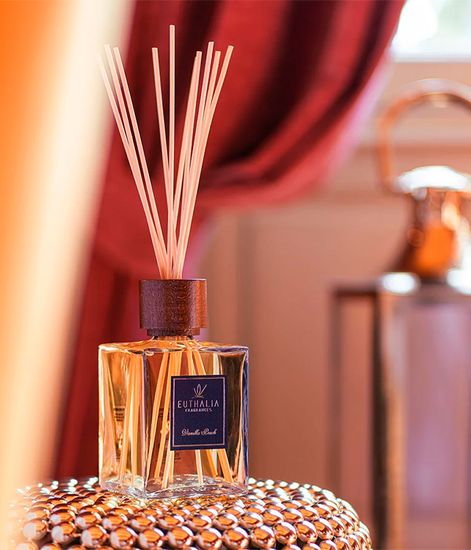 Vanilla Peach, ароматический диффузор с палочками, Euthalia Fragrances