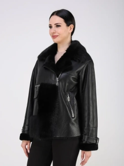 Дубленка зимняя натуральная короткая