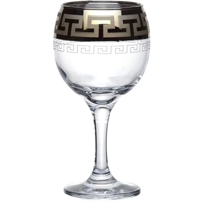 Набор бокалов для вина 6шт с узором «Греческий узор» GE03-411/S