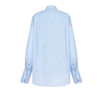 Рубашка из хлопка с принтом