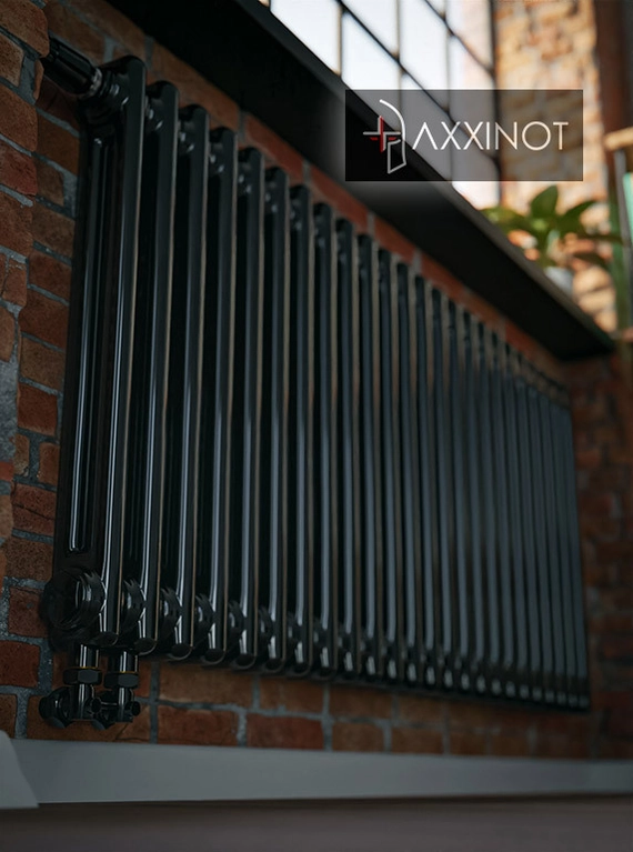 Axxinot Sentir 2050 - двухтрубный трубчатый радиатор высотой 500 мм, нижнее подключение с термовентилем