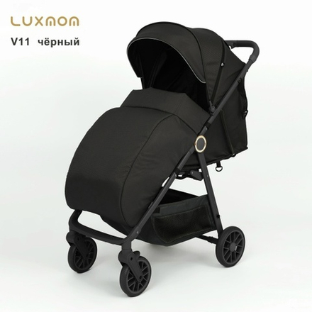 Прогулочная коляска Luxmom V11 ( черный ) 5.5 кг