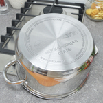 Кастрюля 6л нерж "Ideal"