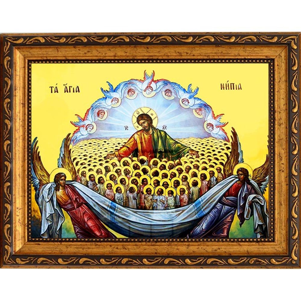 Вифлеемские младенцы мученики. Икона на холсте.
