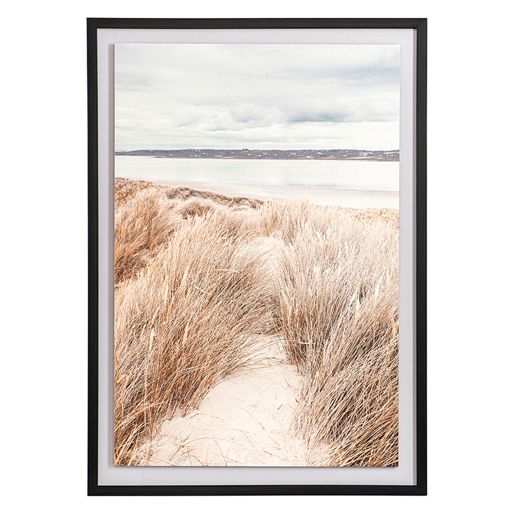 Панно декоративное sand с черной рамой, 50х70 см