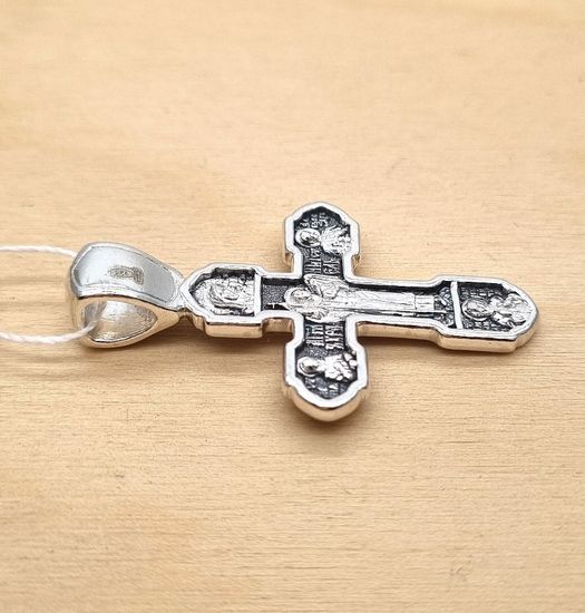 Крест православный. Распятие. Ангел Хранитель, Казанская Богородица, Александр Невский, Ксения Петербургская