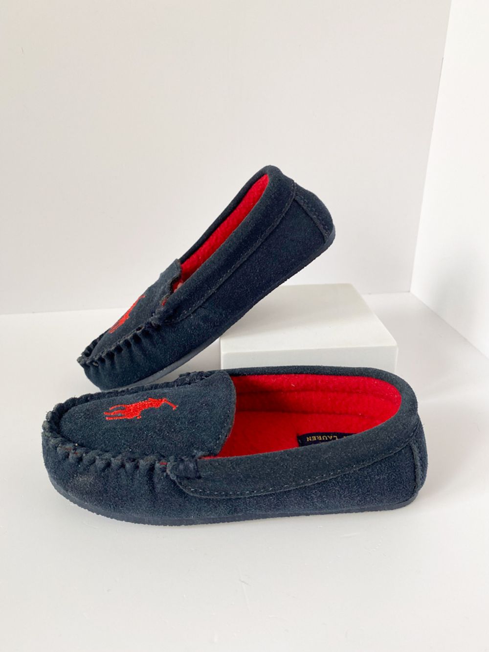Новые замшевые макасины Ralph Lauren, 26