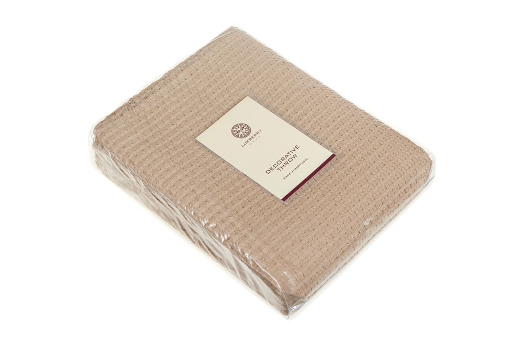 Покрывало 200x220 Luxberry Vegan бежевое