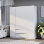 Шкаф 4-х створчатый Симпл ШК-13 белый