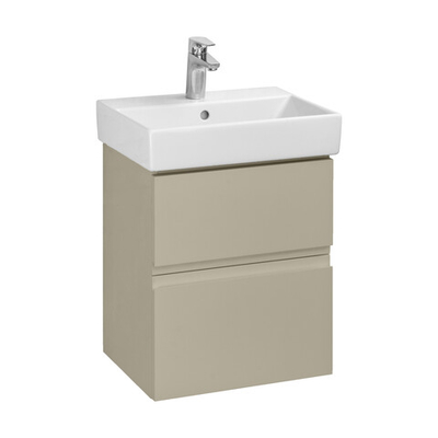 Комплект OLETA  A857638515 модуль для раковины 500 мм, 460х374х548 мм, с 2 ящиками, капучино + JIKA раковина 500х390 8.1242.5.000.104.1