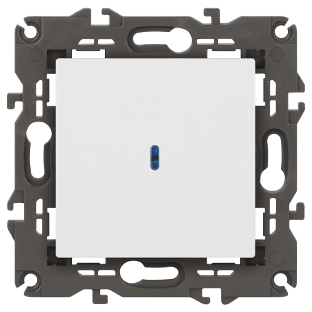 Выключатель ЭРА Elegance 14-1102-01 с подсветкой 10АХ-250В IP20 белый