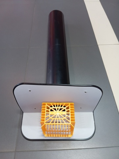 ТП-68 ПВХ Воронка парапетная ПВХ D110 L700