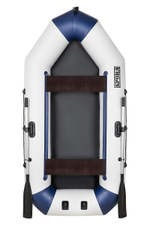 Броня-260 M белый-синий (лодка ПВХ с усилением)