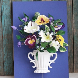 Паспарту отечественное. Основа для Весеннего проекта 2018. (синее)